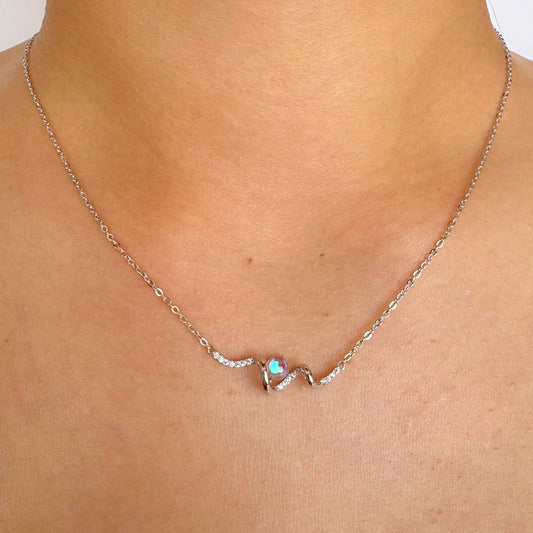 Ocean Blue Larimar Necklace