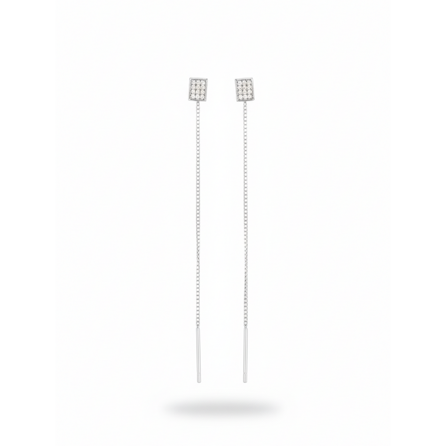 Silver Threader Earrings